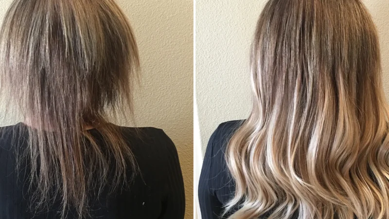 The Amazing Transformation: Hair Extensions Before and After