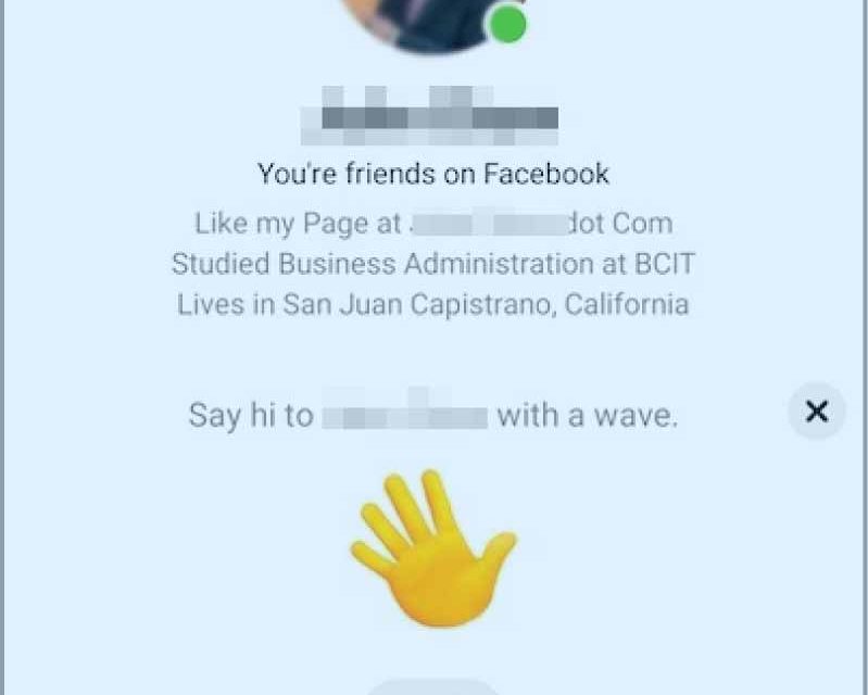 How to Send a wave on Facebook